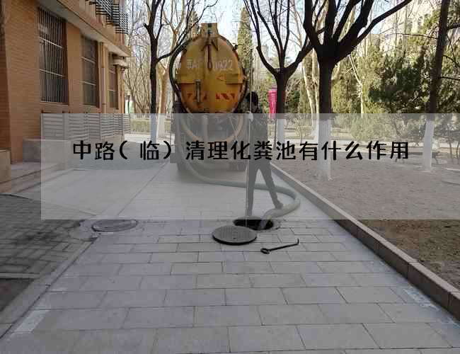 中路(临)清理化粪池有什么作用