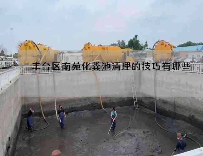 丰台区南苑化粪池清理的技巧有哪些?