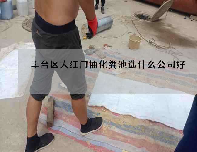 丰台区大红门抽化粪池选什么公司好