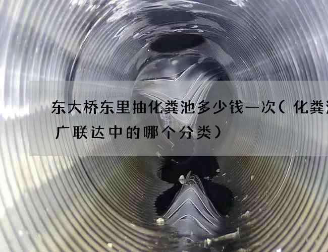 东大桥东里抽化粪池多少钱一次(化粪池在广联达中的哪个分类) 东大桥东里抽化粪池多少钱一次(化粪池在广联达中的哪个分类)