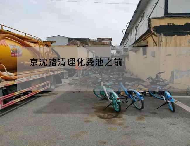 京沈路清理化粪池之前