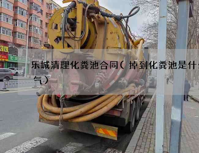 乐城清理化粪池合同(掉到化粪池是什么运气)