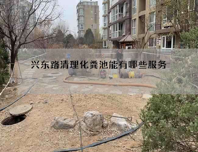 兴东路清理化粪池能有哪些服务