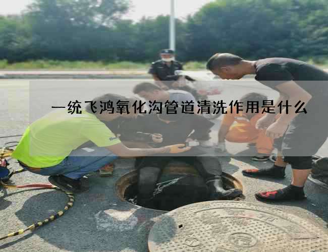 一统飞鸿氧化沟管道清洗作用是什么 一统飞鸿氧化沟管道清洗作用是什么