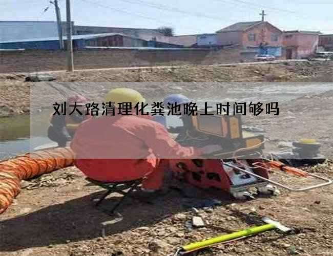 刘大路清理化粪池晚上时间够吗
