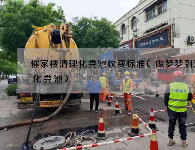 催家楼清理化粪池收费标准(做梦梦到清理化粪池)