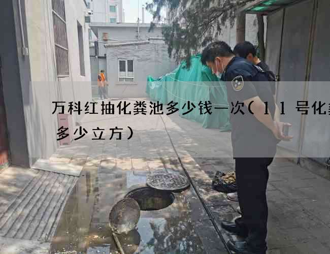 万科红抽化粪池多少钱一次(11号化粪池多少立方) 万科红抽化粪池多少钱一次(11号化粪池多少立方)