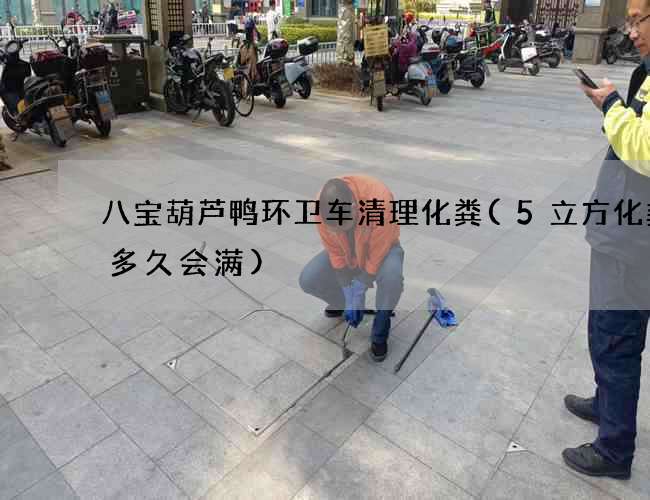 八宝葫芦鸭环卫车清理化粪(5立方化粪池多久会满)