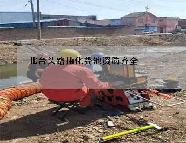 北台头路抽化粪池资质齐全