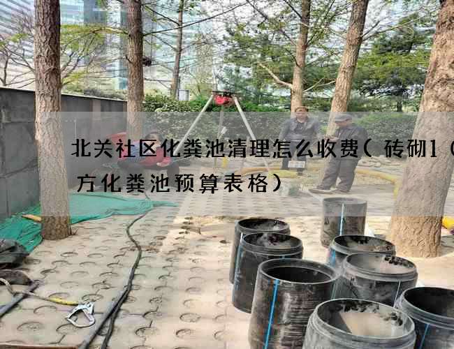 北关社区化粪池清理怎么收费(砖砌10立方化粪池预算表格)
