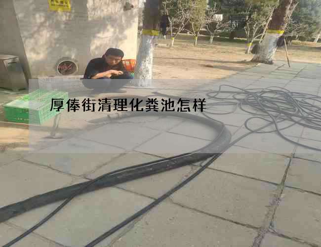 厚俸街清理化粪池怎样
