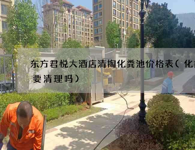 东方君悦大酒店清掏化粪池价格表(化粪池要清理吗)