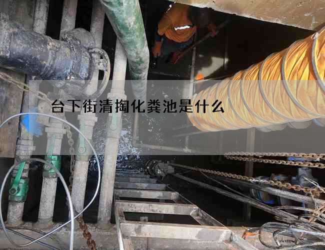 台下街清掏化粪池是什么?