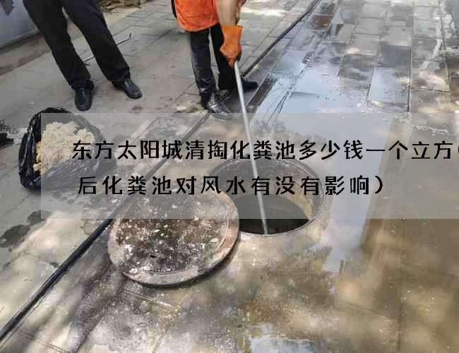 东方太阳城清掏化粪池多少钱一个立方(屋后化粪池对风水有没有影响)