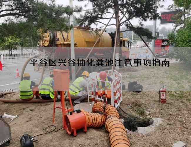 平谷区兴谷抽化粪池注意事项指南 平谷区兴谷抽化粪池注意事项指南