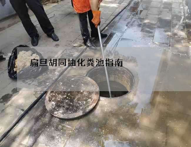 扁旦胡同抽化粪池指南