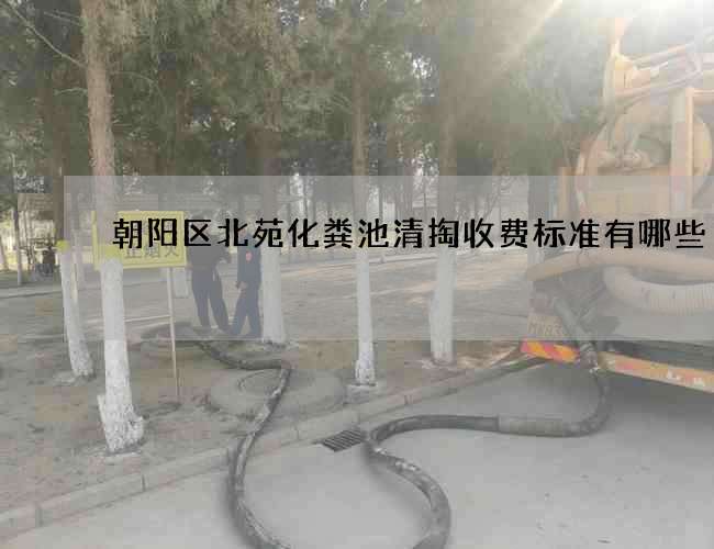 朝阳区北苑化粪池清掏收费标准有哪些