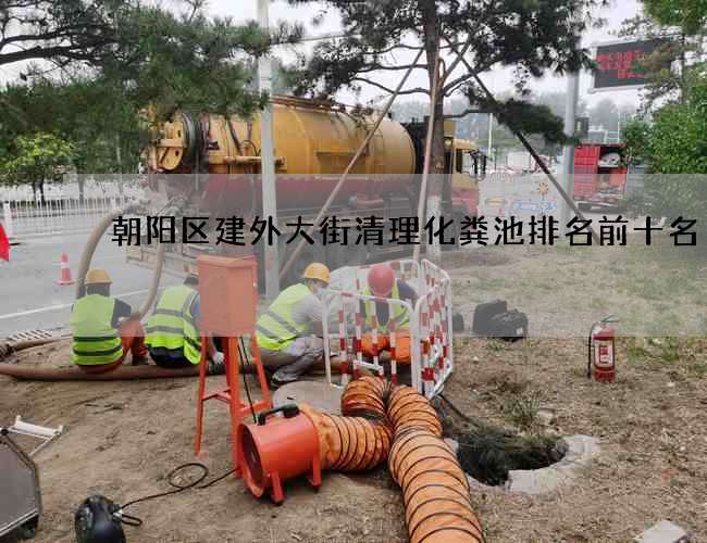 朝阳区建外大街清理化粪池排名前十名