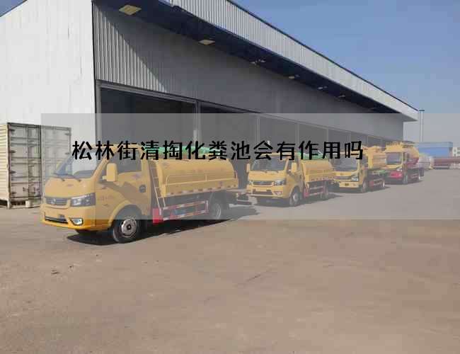 松林街清掏化粪池会有作用吗