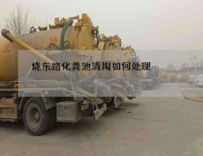 烧东路化粪池清掏如何处理? 烧东路化粪池清掏如何处理?