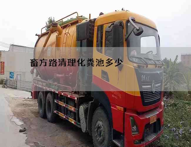 畜方路清理化粪池多少