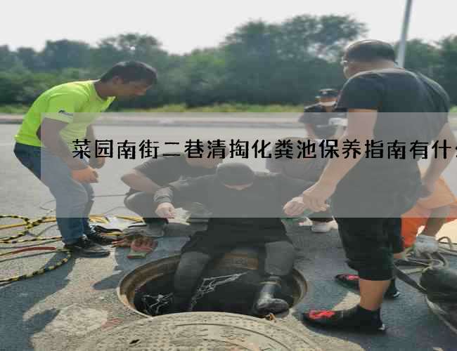 菜园南街二巷清掏化粪池保养指南有什么